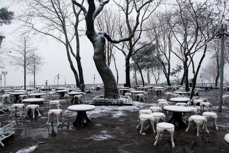 İstanbul'da kar yağışı etkili oldu - Resim 13