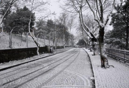İstanbul'da kar yağışı etkili oldu - Resim 35