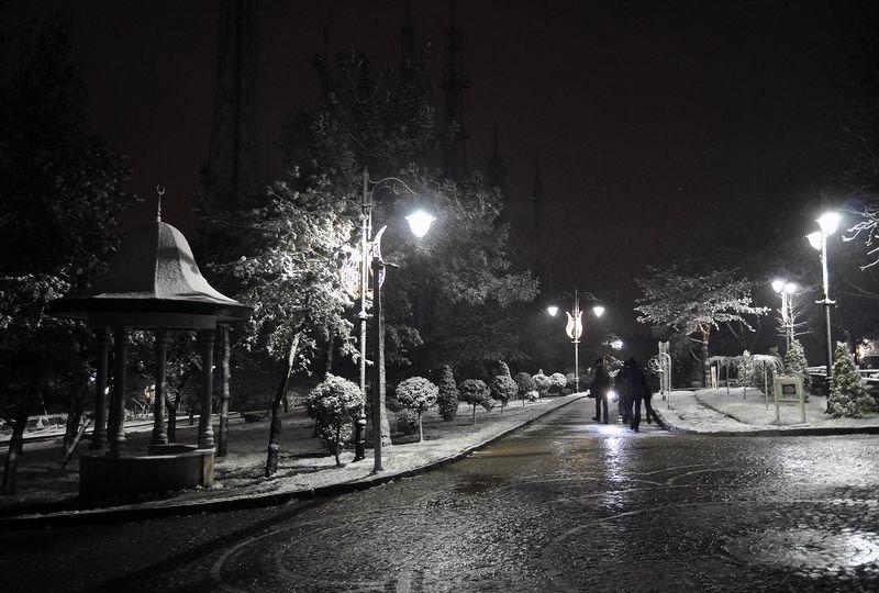 İstanbul'da kar yağışı etkili oldu - Resim 9