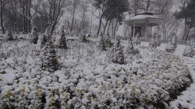 İstanbul'da kar yağışı etkili oldu - Resim 52