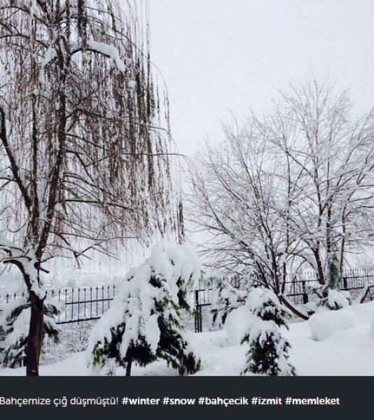 İnstagram'da kar