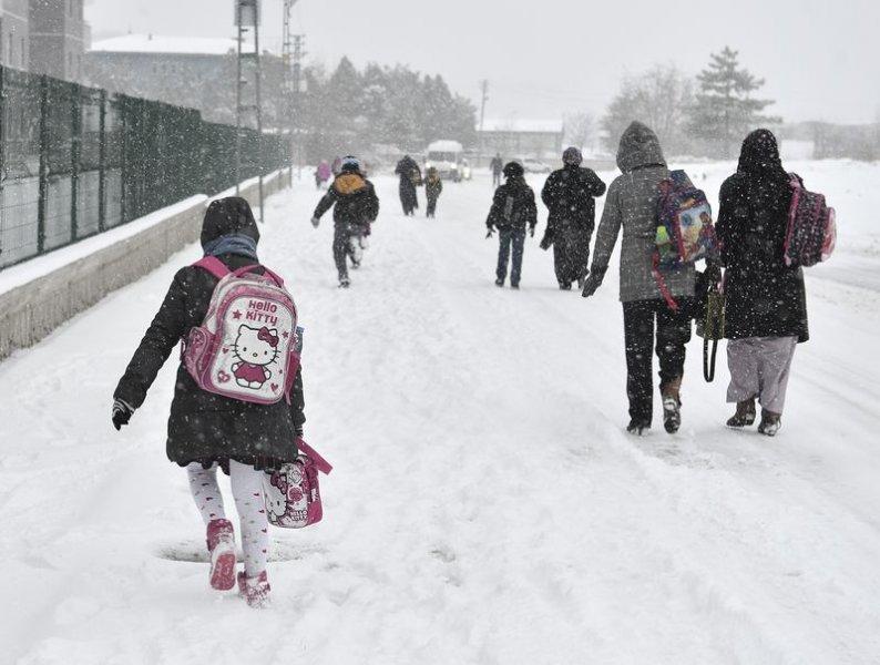 Ankara'da yoğun kar yağışı 