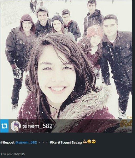 İnstagram'da kar
