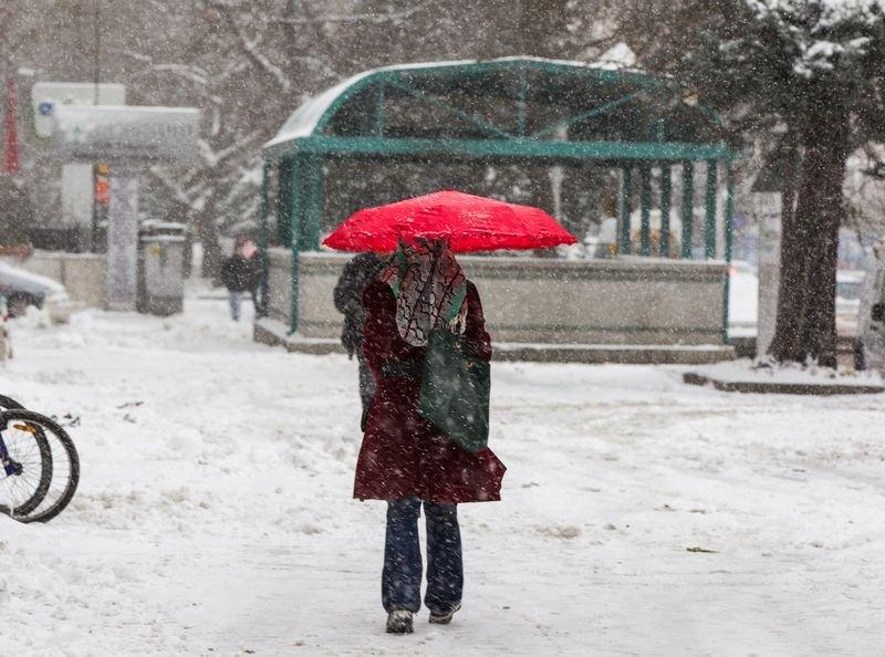 Ankara'da yoğun kar yağışı 