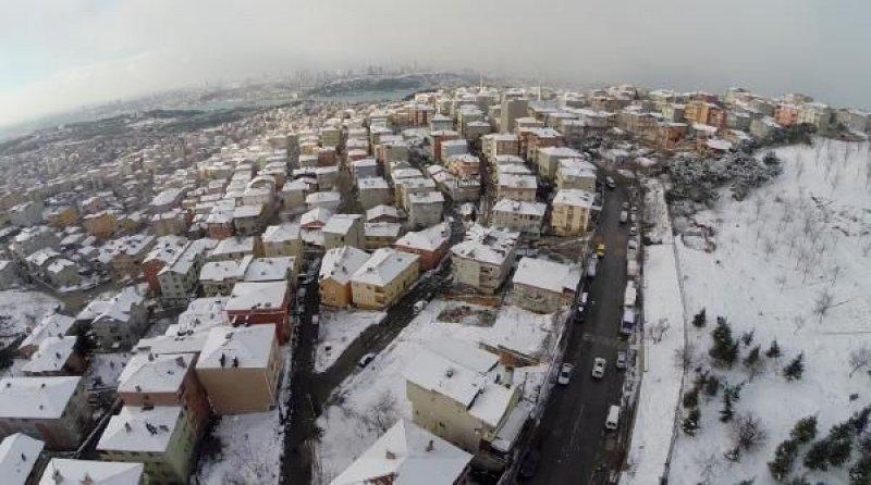 İstanbul beyaza büründü