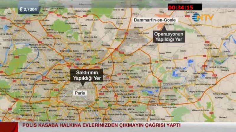 Charlie Hebdo zanlıları ile polis arasında kovalamaca