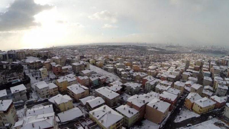 İstanbul beyaza büründü