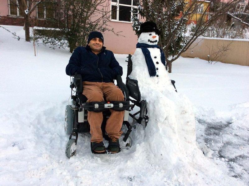 Yurttan kardan adam görüntüleri