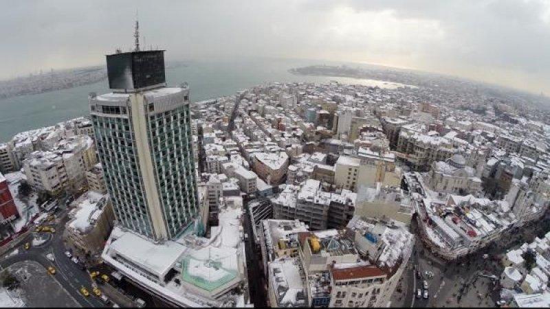 İstanbul beyaza büründü