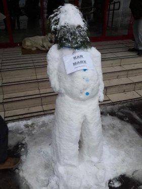 Yurttan kardan adam görüntüleri