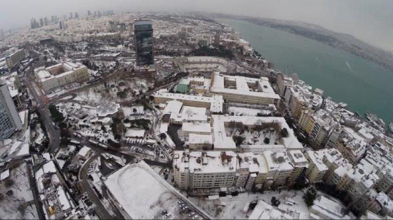 İstanbul beyaza büründü