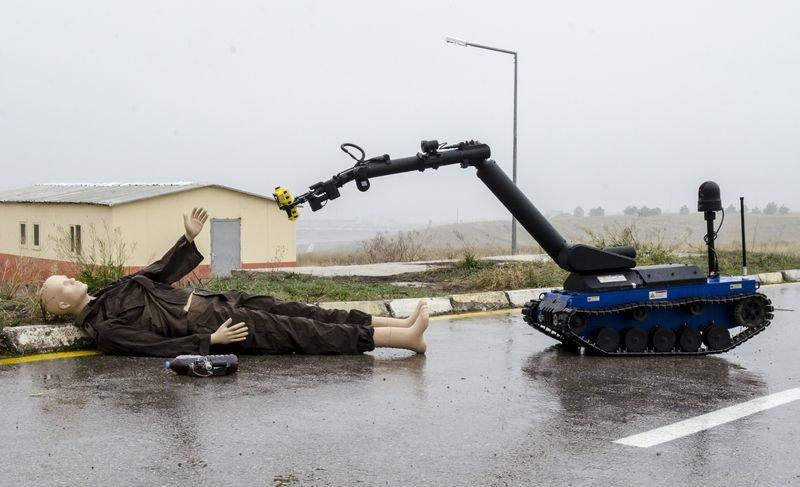 Bomba imha robotu kaplan birçok kente dağıtıldı