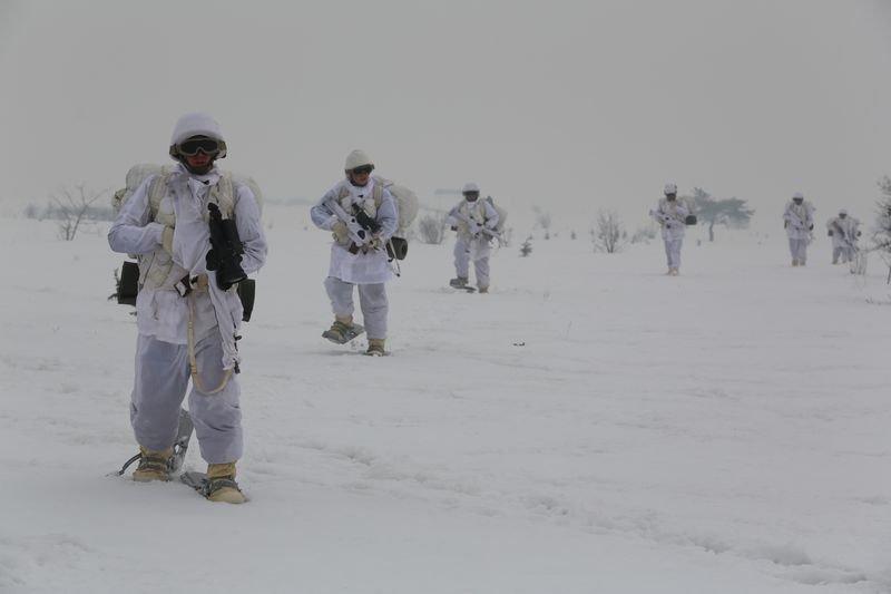 Bolu'da komandoların 5 günlük eğitimi görüntülendi