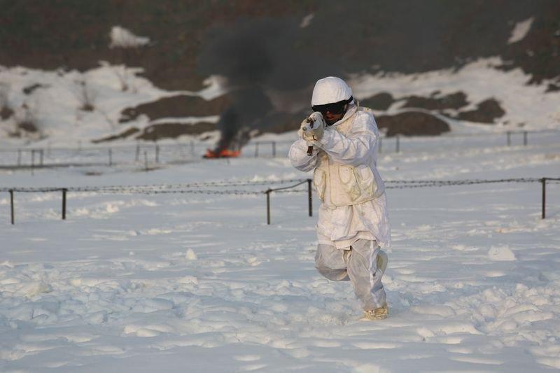 Bolu'da komandoların 5 günlük eğitimi görüntülendi