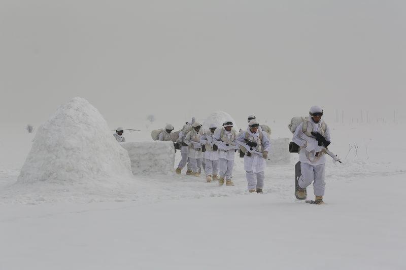 Bolu'da komandoların 5 günlük eğitimi görüntülendi