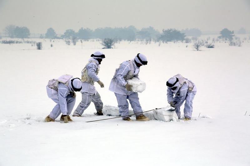 Bolu'da komandoların 5 günlük eğitimi görüntülendi