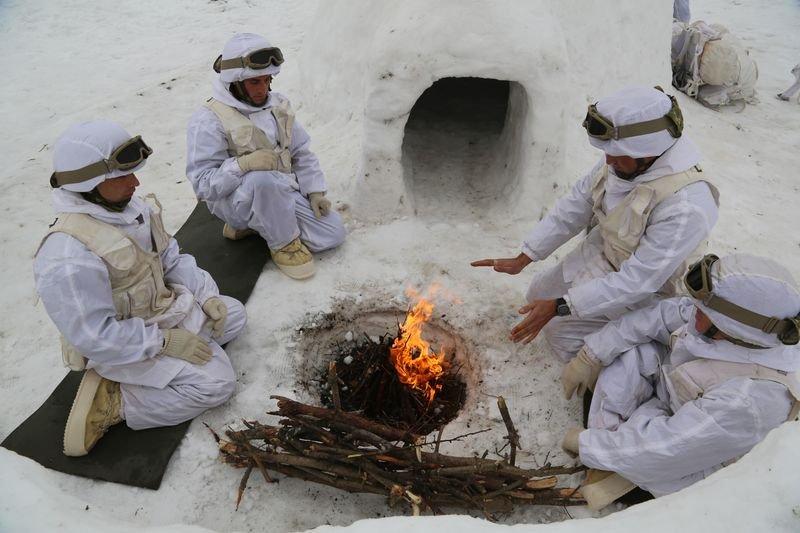 Bolu'da komandoların 5 günlük eğitimi görüntülendi