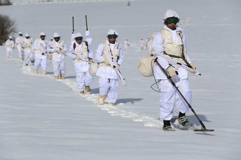 Bolu'da komandoların 5 günlük eğitimi görüntülendi