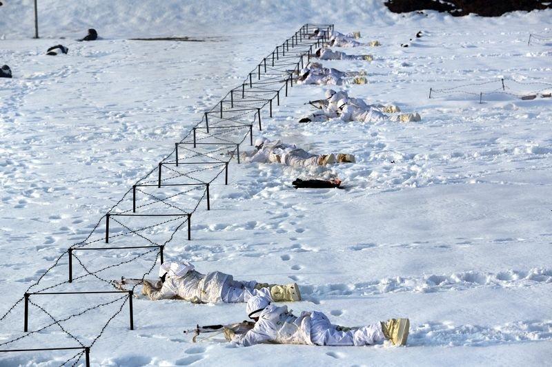 Bolu'da komandoların 5 günlük eğitimi görüntülendi