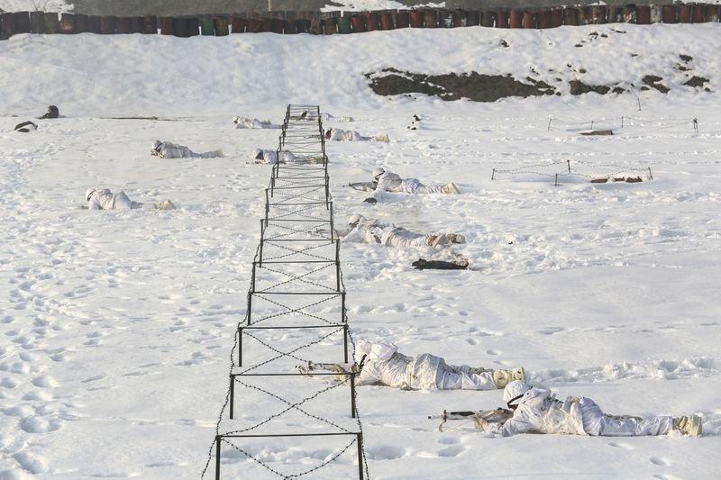 Bolu'da komandoların 5 günlük eğitimi görüntülendi