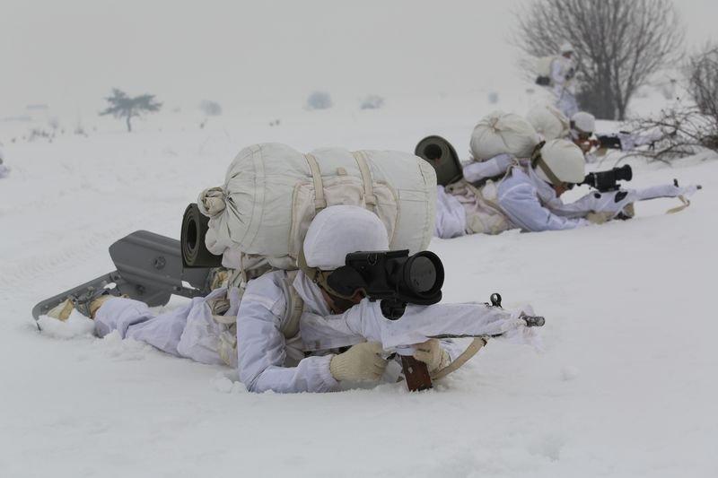Bolu'da komandoların 5 günlük eğitimi görüntülendi