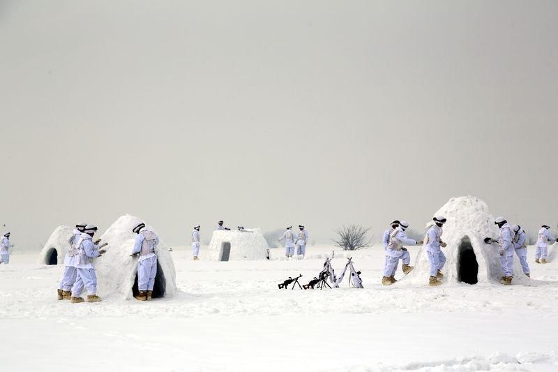 Bolu'da komandoların 5 günlük eğitimi görüntülendi