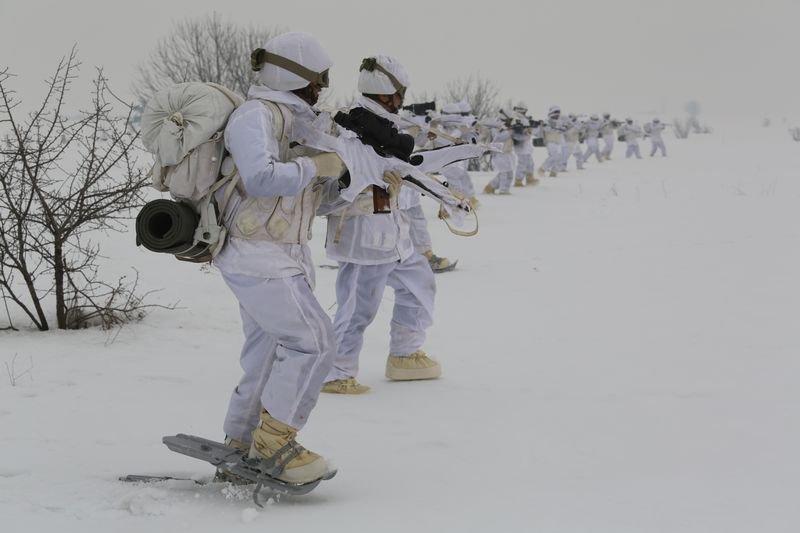 Bolu'da komandoların 5 günlük eğitimi görüntülendi