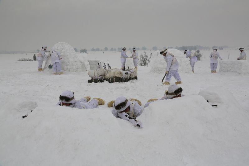 Bolu'da komandoların 5 günlük eğitimi görüntülendi