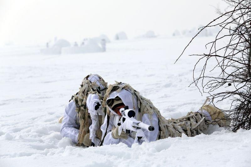 Bolu'da komandoların 5 günlük eğitimi görüntülendi