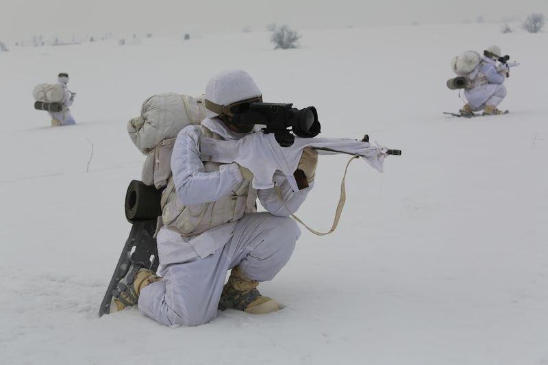 Bolu'da komandoların 5 günlük eğitimi görüntülendi