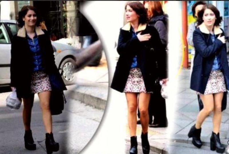 Hazal Kaya'nın 20 cm topuklu ayakkabısı