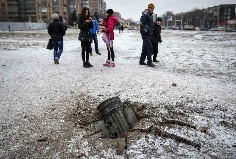 Ukrayna'ya roket saldırısı