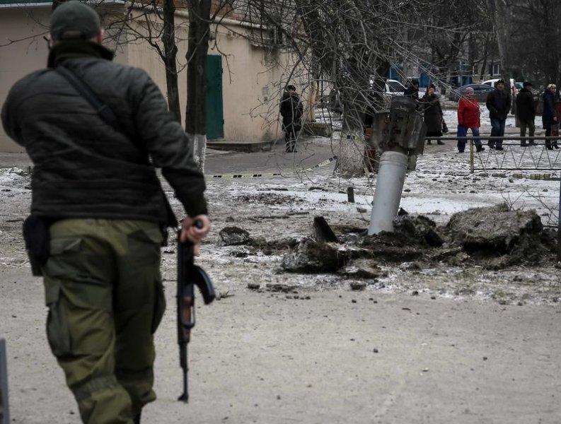 Ukrayna'ya roket saldırısı