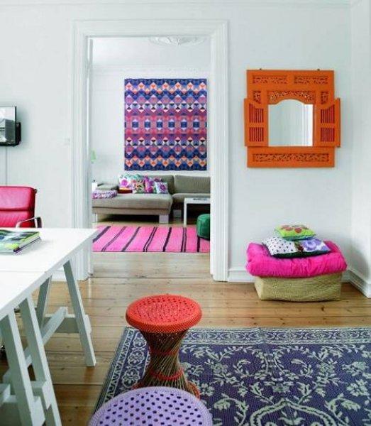 Evlere geometrik desenler hükmediyor