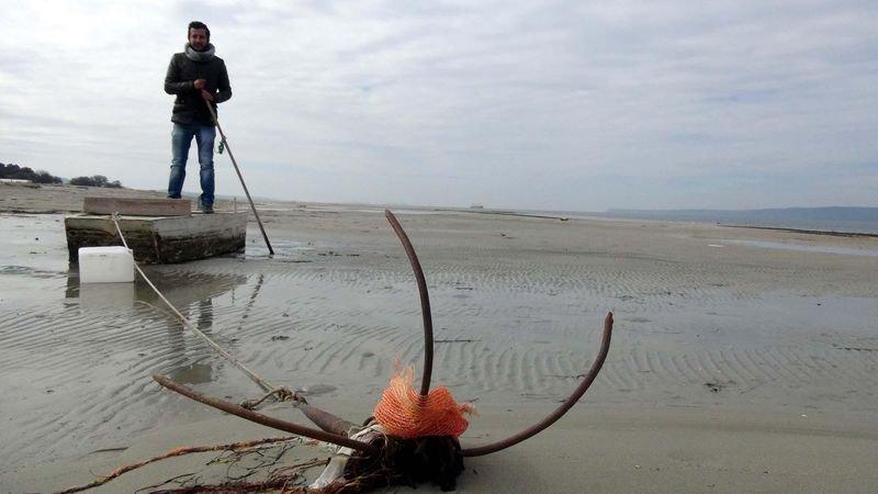 Çanakkale Boğazı'nda deniz suyu çekildi