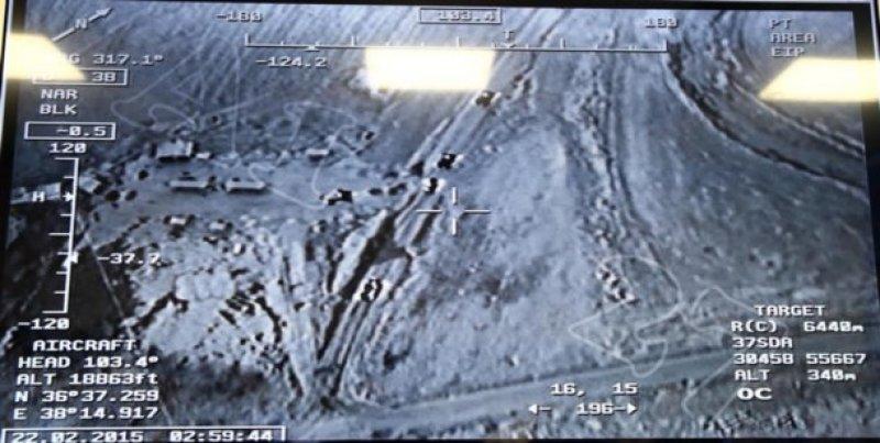 Şah Fırat Operasyonu havadan görüntülendi