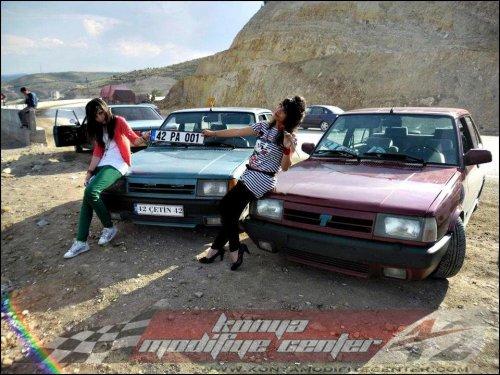 Tofaş kızları nefes kesti