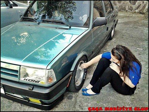 Tofaş kızları nefes kesti