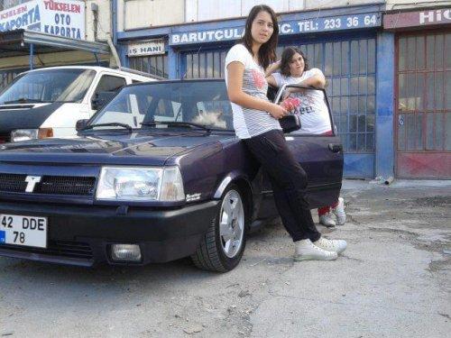 Tofaş kızları nefes kesti