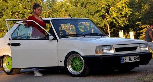 Tofaş kızları nefes kesti