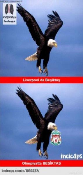 Beşiktaş-Liverpool maçı capsleri