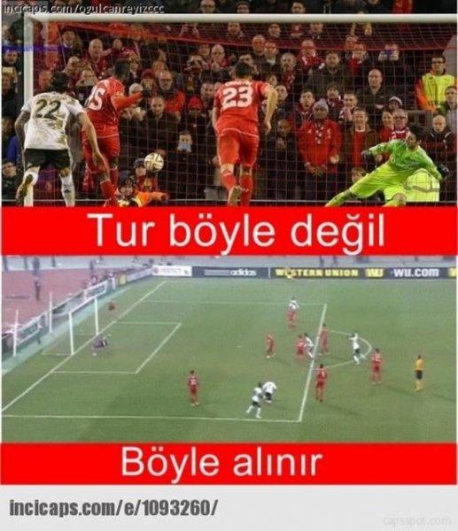 Beşiktaş-Liverpool maçı capsleri