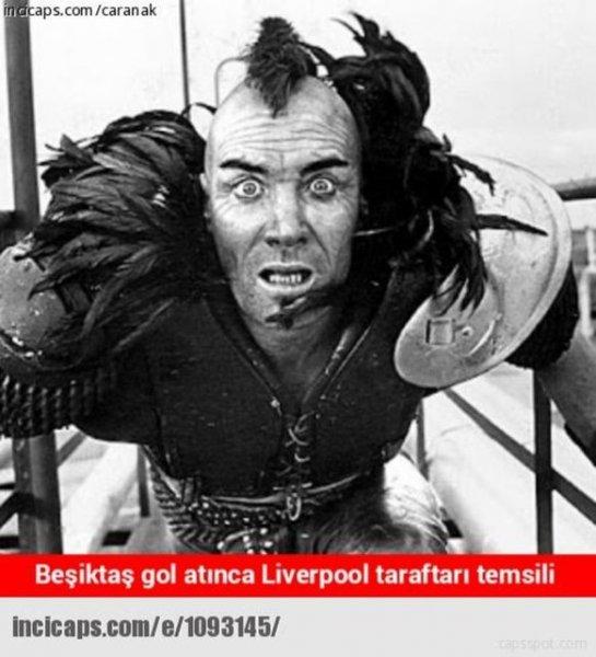 Beşiktaş-Liverpool maçı capsleri
