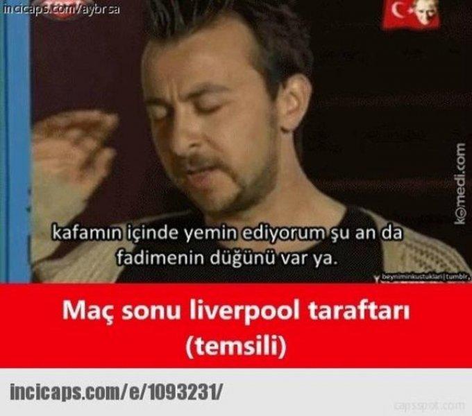Beşiktaş-Liverpool maçı capsleri