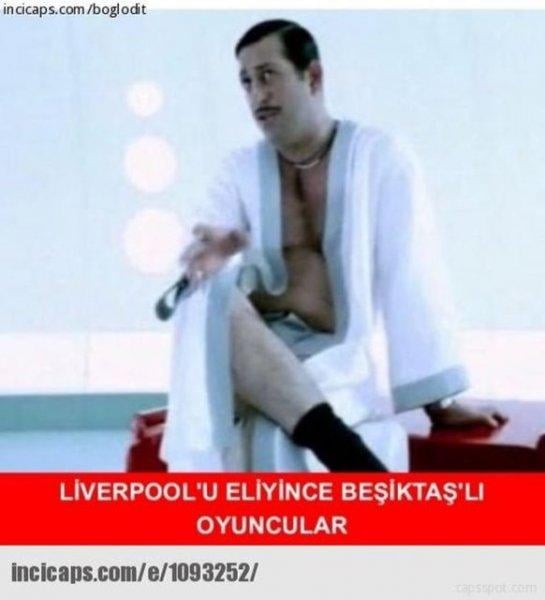 Beşiktaş-Liverpool maçı capsleri