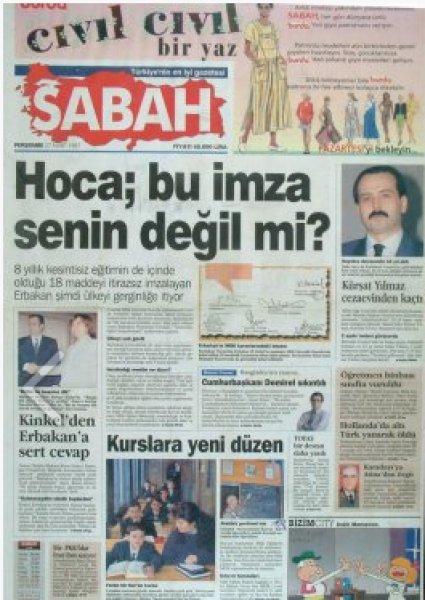 28 Şubat'ın utanç manşetleri