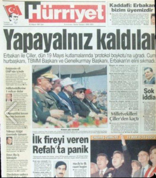 28 Şubat'ın utanç manşetleri