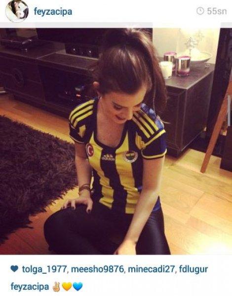 Ünlülerin objektifinden derbi heyecanı - Resim 17
