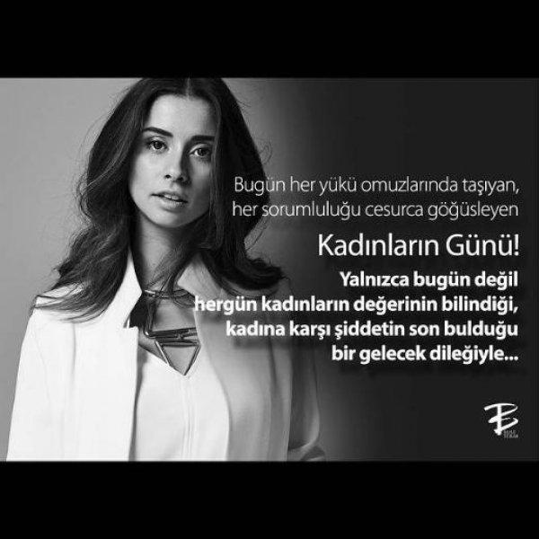 Ünlülerden 8 Mart dünya kadınlar günü Instagram mesajları