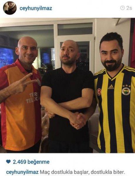 Ünlülerin objektifinden derbi heyecanı - Resim 5